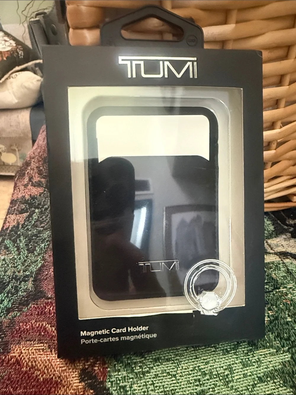 Tumi Magnetic Card Holder, brand new, unopened. Designed in France
